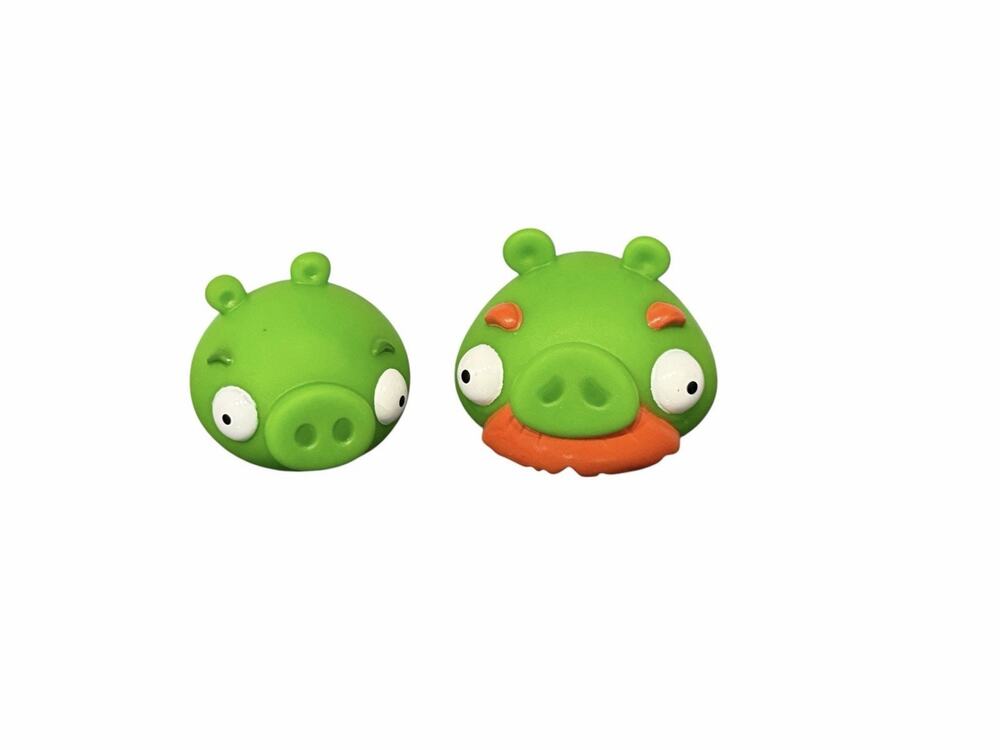 Angry Birds Mega Fling Game Basic Green Pig & Foreman Pig Replacement Piece